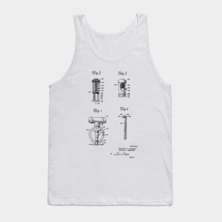 Fire Sprinkler Head Closure Plug Vintage Patent Hand Drawing Tank Top